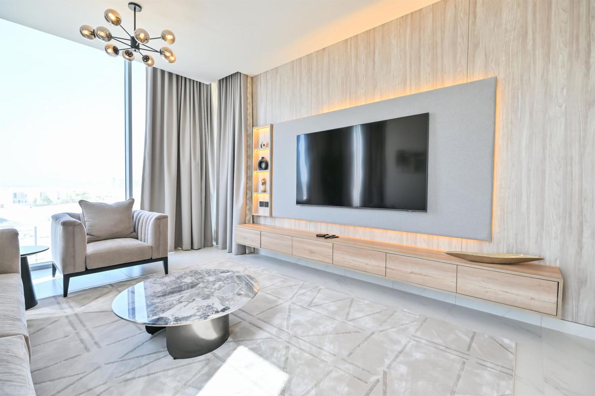 Luxe Shortlet - Modern 1Br In District One Meydan Apartment Dubai Exterior photo