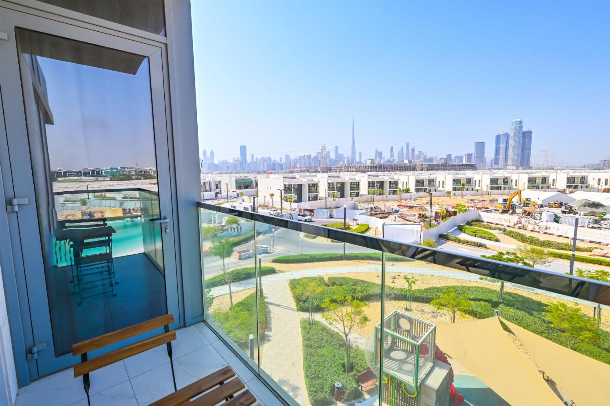 Luxe Shortlet - Modern 1Br In District One Meydan Apartment Dubai Exterior photo